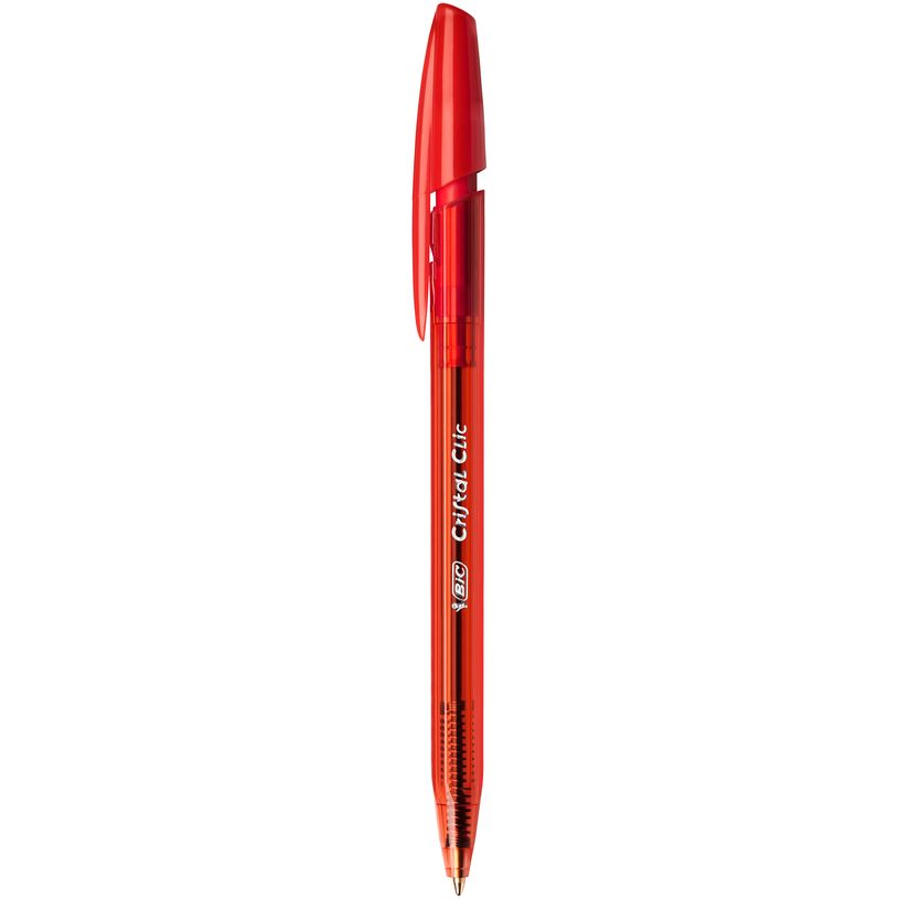 0070330171596-BIC Cristal Clic - Stylo à bille - rouge - 1 mm - rétractable-P_79145706_1-0