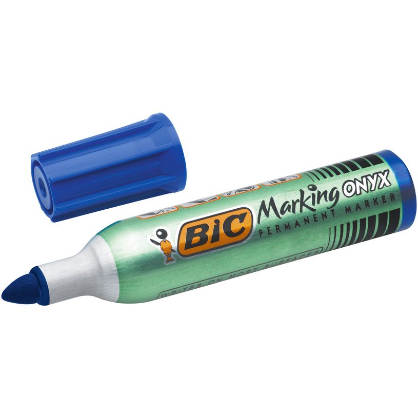 0400791457388-BIC ONYX 1482 - Marqueur permanent - pointe ogive - bleu-P_79145738_2-1