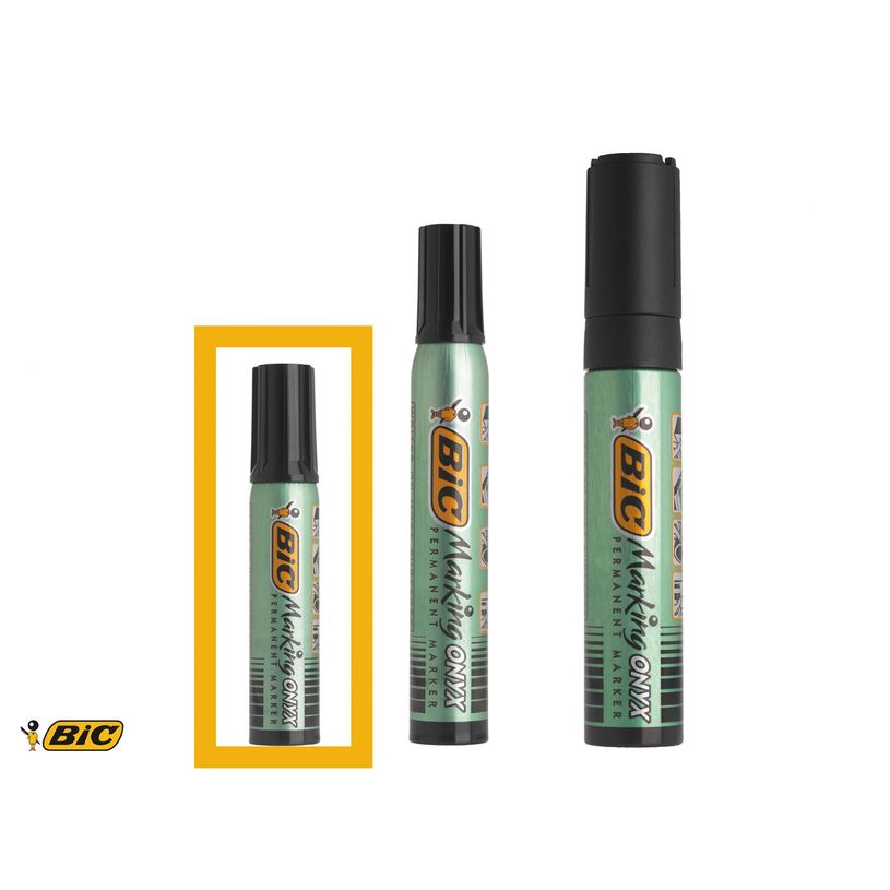 3086123010369-BIC ONYX 1481 - Pack de 4 marqueurs permanents - pointe biseau - couleurs assorties-P_79145746_8-5