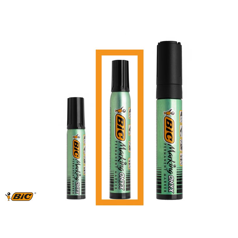 3086129998920-BIC ONYX 1591 - Marqueur permanent - pointe biseau - bleu-P_79145748_5-4