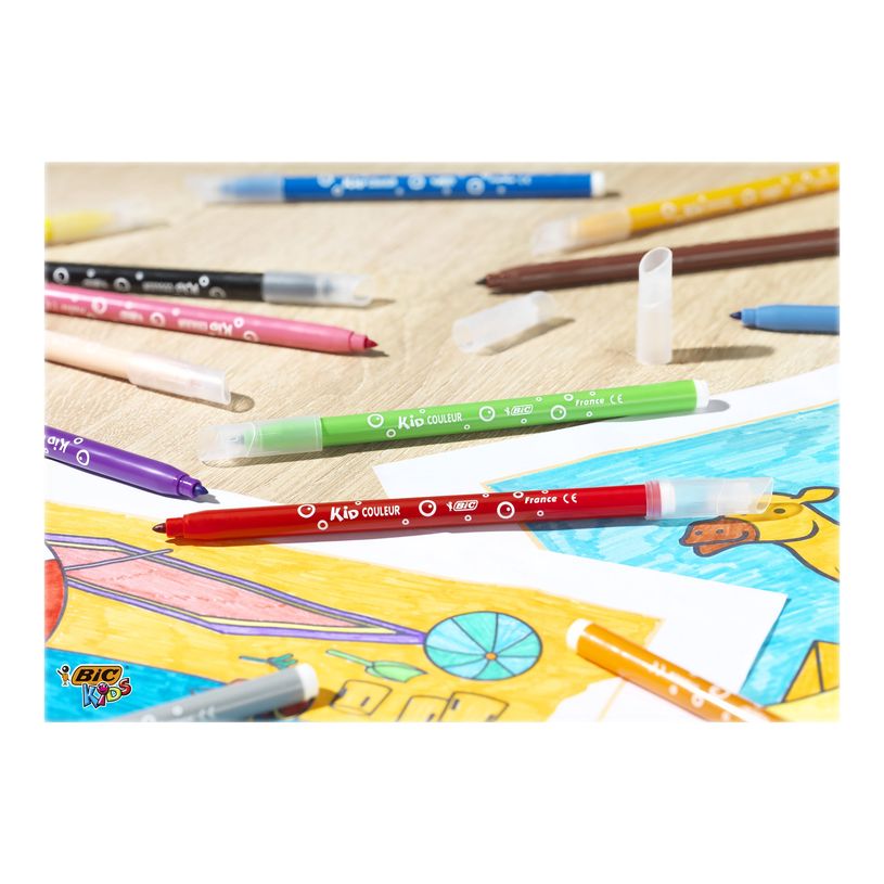 3270220002734-BIC Kids Couleur - 18 Feutres - 0.8 mm - couleurs assorties-P_79145753_3-2
