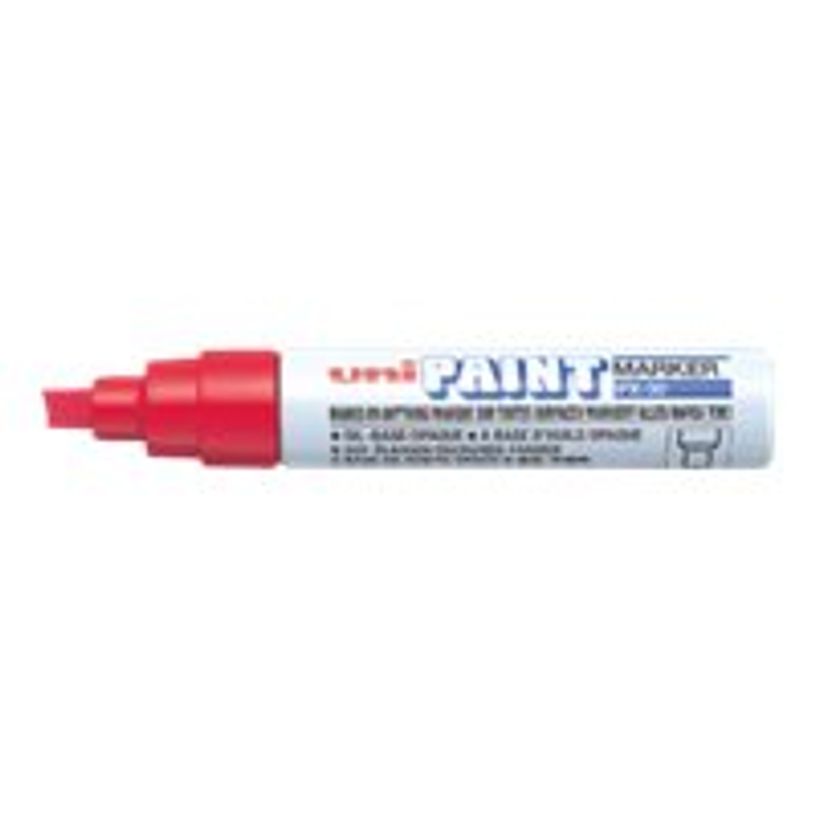 4902778917374-UNI PAINT PX - Marqueur permanent - pointe biseau - rouge-P_79145831_1-0
