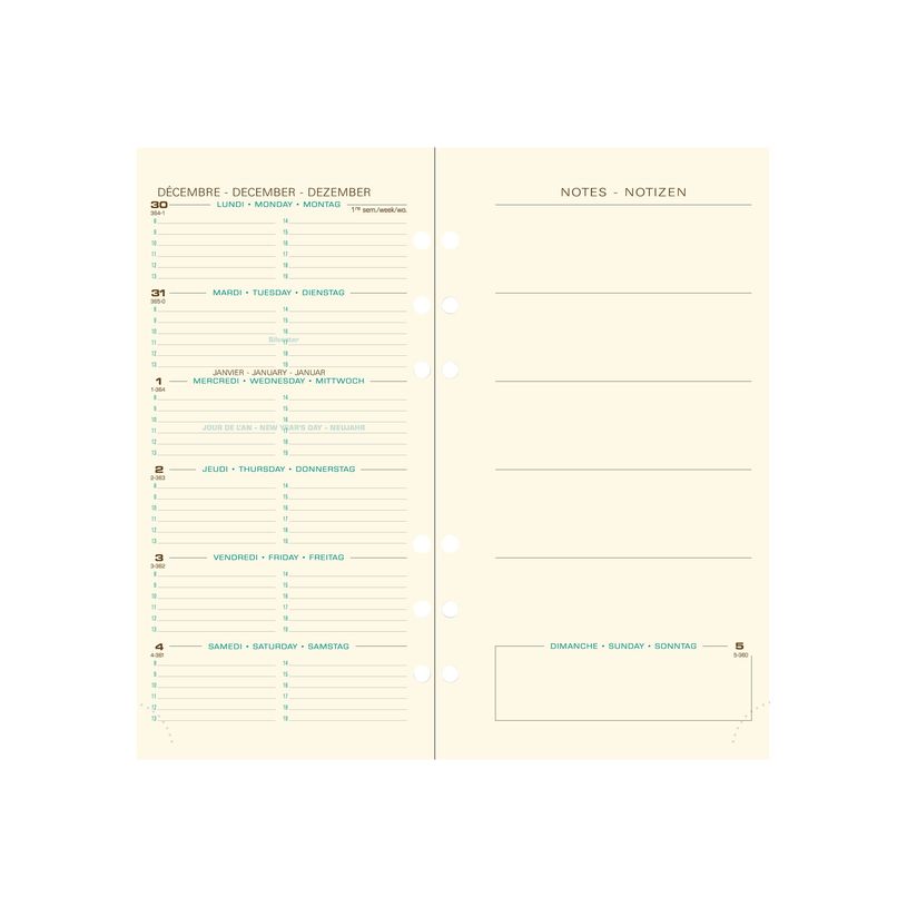 3660942004589-Exacompta Exatime 17 Pocket - Recharge pour organiseur - 1 semaine sur 2 pages - 9,2 x 17 c-P_79146462_1-1