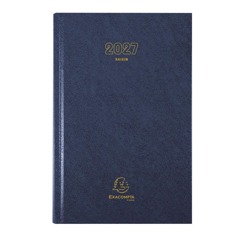 3660942007658-Agenda de bureau Raisin - 1 jour par page - 16,5 x 24,5 cm - disponible dans différentes couleurs - Ex--0