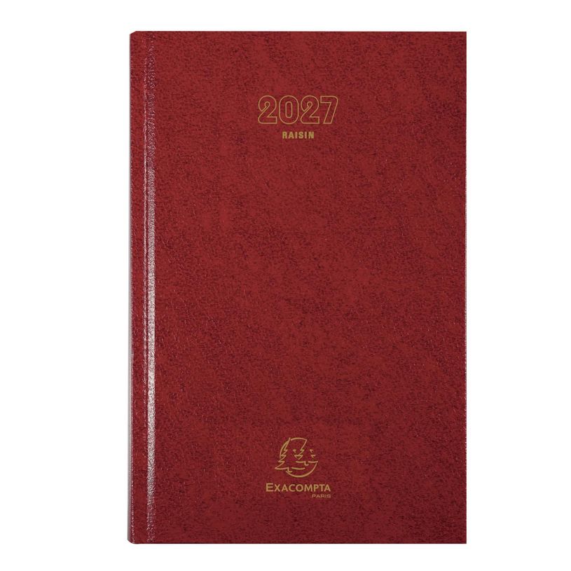 3660942007658-Agenda de bureau Raisin - 1 jour par page - 16,5 x 24,5 cm - disponible dans différentes couleurs - Ex--1