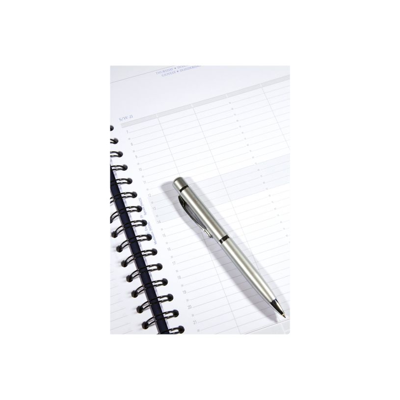 3660942001465-Agenda spiralé Time 29W - 1 jour par page - 21 x 29,7 cm - toile bordée - disponible dans diff-P_79146542_1-5