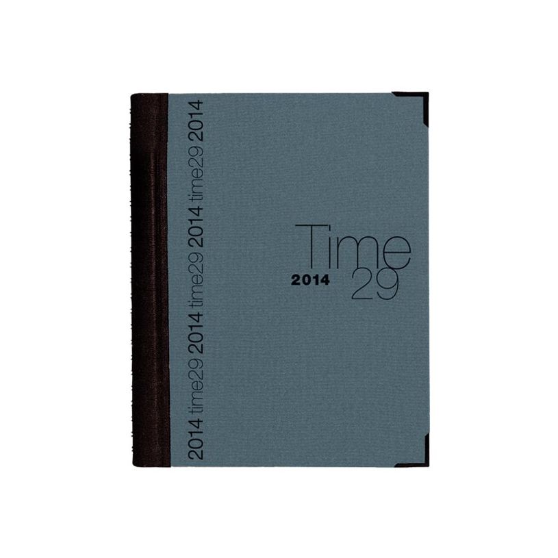3660942001465-Agenda spiralé Time 29W - 1 jour par page - 21 x 29,7 cm - toile bordée - disponible dans di-P_79146542_10-10