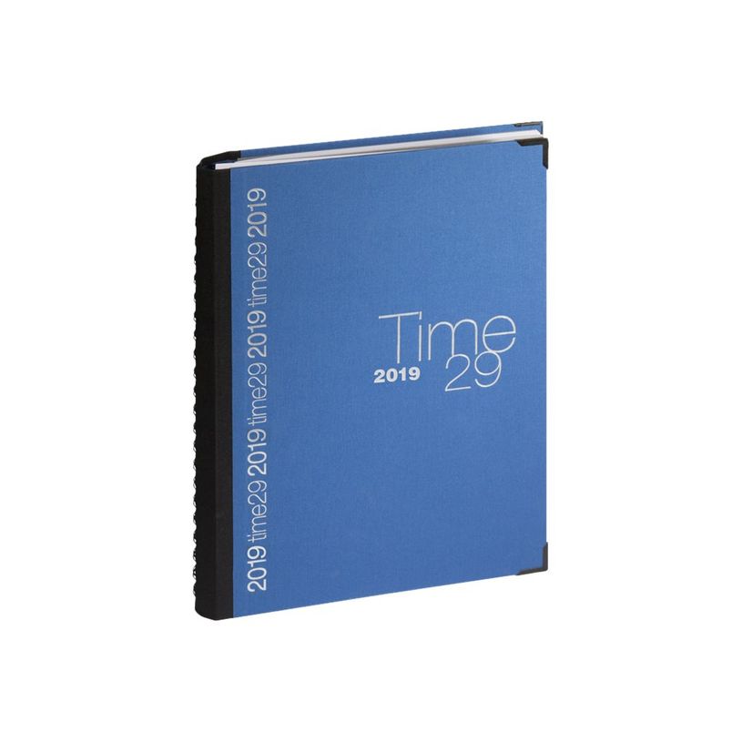 3660942001465-Agenda spiralé Time 29W - 1 jour par page - 21 x 29,7 cm - toile bordée - disponible dans dif-P_79146542_11-6