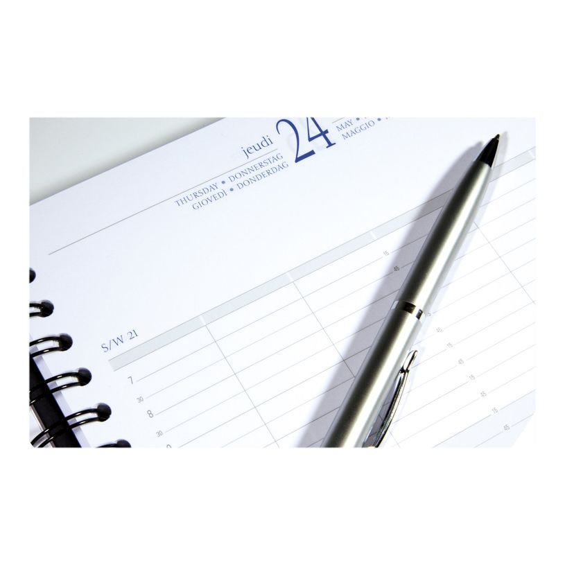3660942001465-Agenda spiralé Time 29W - 1 jour par page - 21 x 29,7 cm - toile bordée - disponible dans diff-P_79146542_3-8