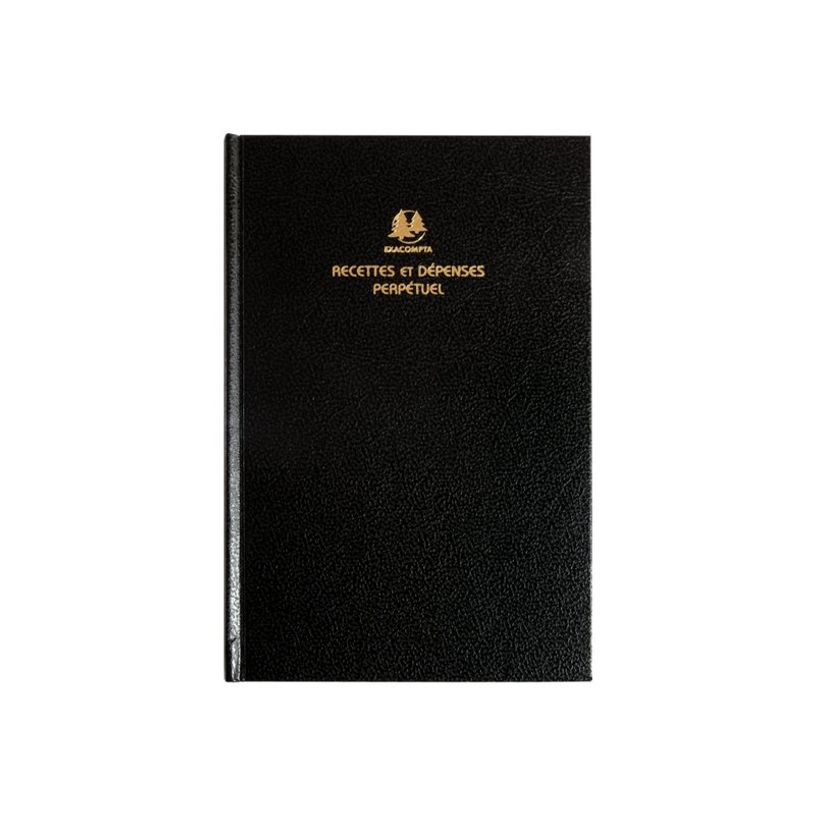 3130630388715-Agenda Carré recettes et dépenses - perpétuel - 1 jour par page - 13,5 x 21 cm - noir - -P_79146549_3-2