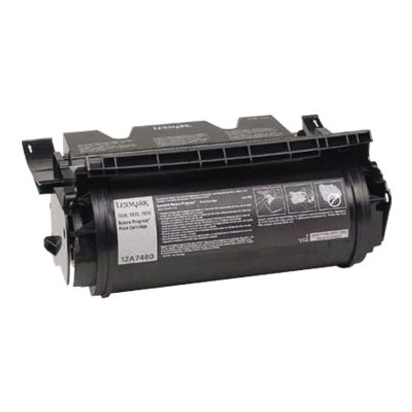0734646118125-Lexmark 12A7460 - noir - cartouche laser d'origine-P_79146589_2-1