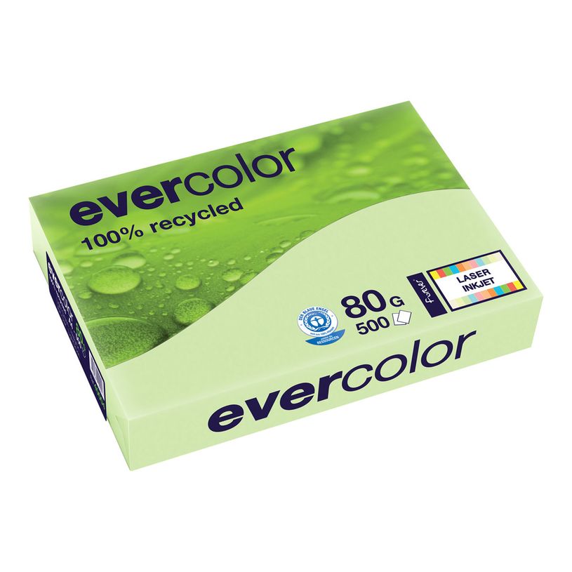 3288580400046-Clairefontaine Evercolor - Papier couleur recyclé - A4 (210 x 297 mm) - 80g/m² - Ramette -P_79148099_1-0