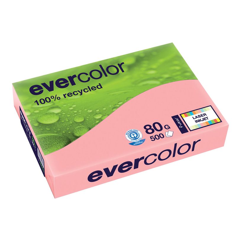 3288580400039-Clairefontaine Evercolor - Papier couleur recyclé - A4 (210 x 297 mm) - 80g/m² - Ramette -P_79148100_1-0