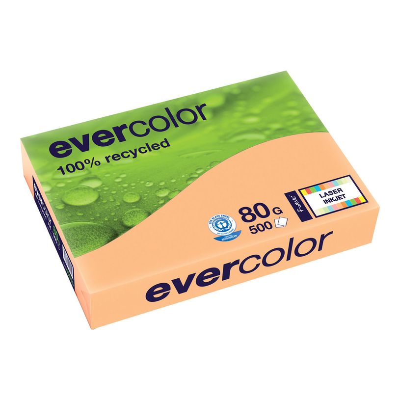 3288580400152-Clairefontaine Evercolor - Papier couleur recyclé - A4 (210 x 297 mm) - 80g/m² - Ramette -P_79148101_1-0