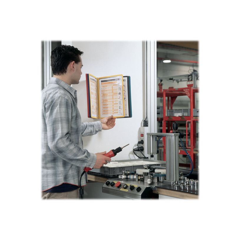 4005546502571-Durable Vario - Support mural de consultation avec 10 pochettes A4 - couleurs assorties-P_79148390_3-2