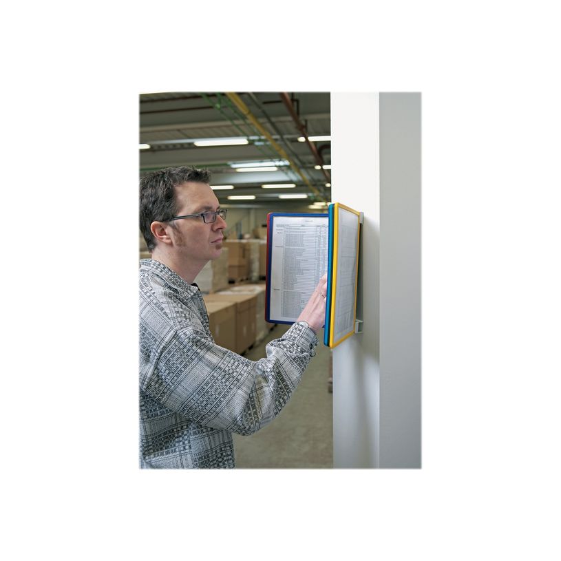 4005546502571-Durable Vario - Support mural de consultation avec 10 pochettes A4 - couleurs assorties-P_79148390_7-6