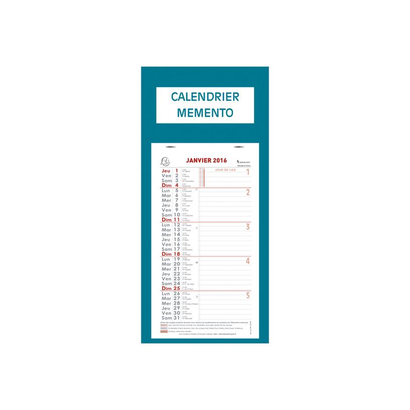 3660942004329-Calendrier mensuel avec feuillets détachables 15,5 x 28,5 cm sur plaque décors Urban Color Design 19 x 41 cm  - disponible dans diff-P_79148398_3-1