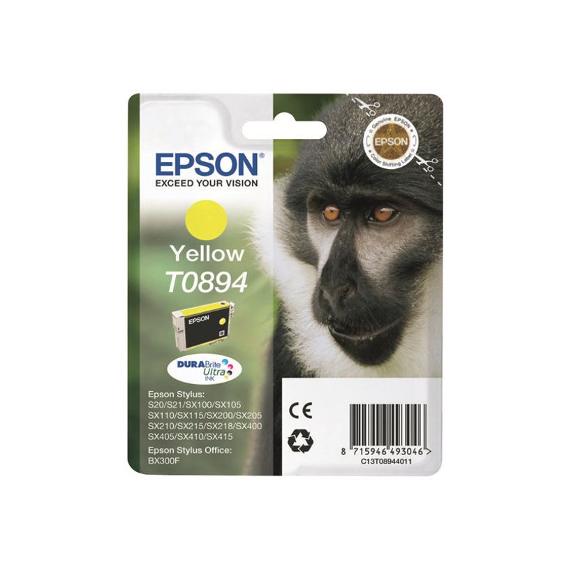 0000791484782-Epson T0894 Singe - jaune - cartouche d'encre originale-P_79148478_2-1