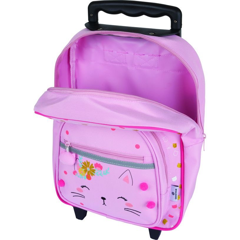 3108720694510-Petit sac à roulettes Chaton 46 cm - 1 compartiment - Oberthur-P_79149957_8-7