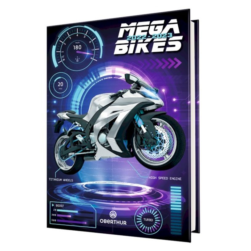 3108720615737-Agenda Megacars - 1 jour par page - 12,5 x 17,5 cm - 2 décors au choix - Oberthur-P_79149972_2-1