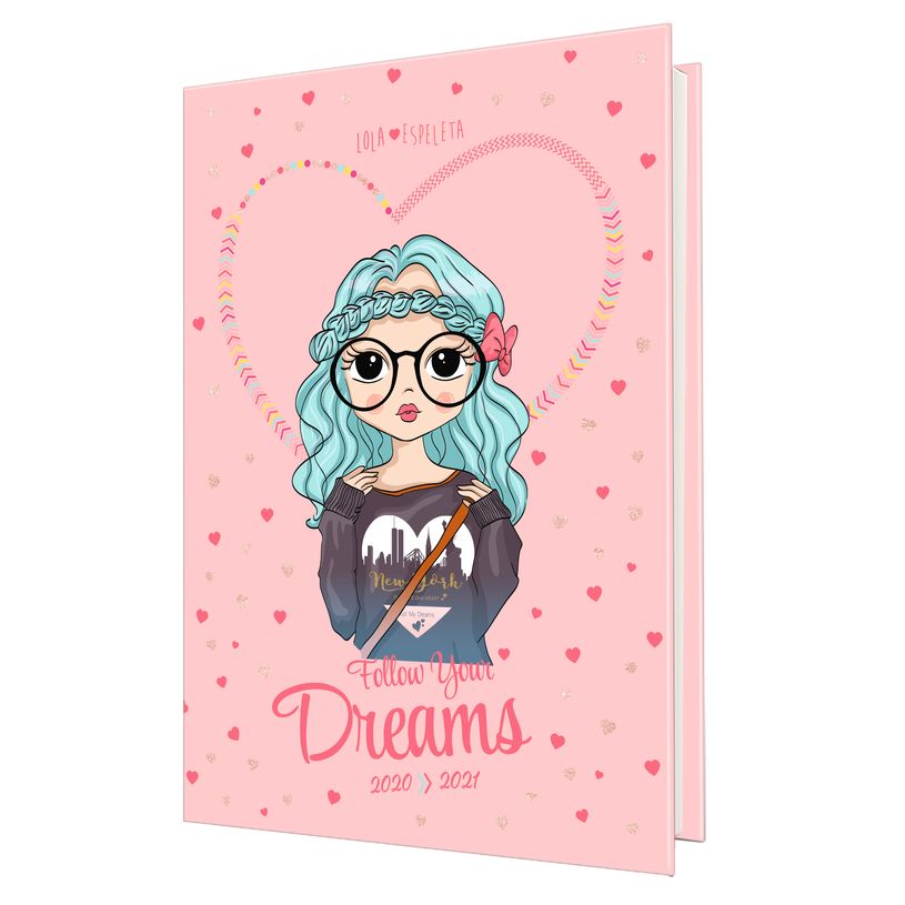 3664447075525-Lola Espeleta - Agenda 1 jour par page - 12,5 x 17,5 cm - Oberthur-P_79149988_1-0