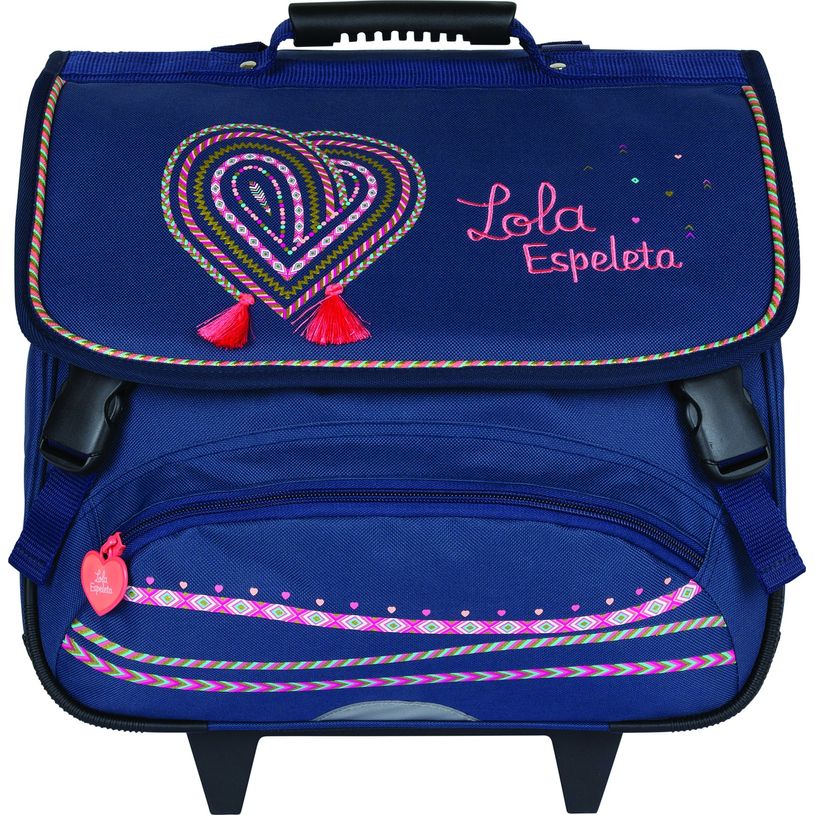 3108720691441-Lola Espeleta - Cartable à roulettes 38 cm - 2 compartiments - Oberthur-P_79150006_4-3