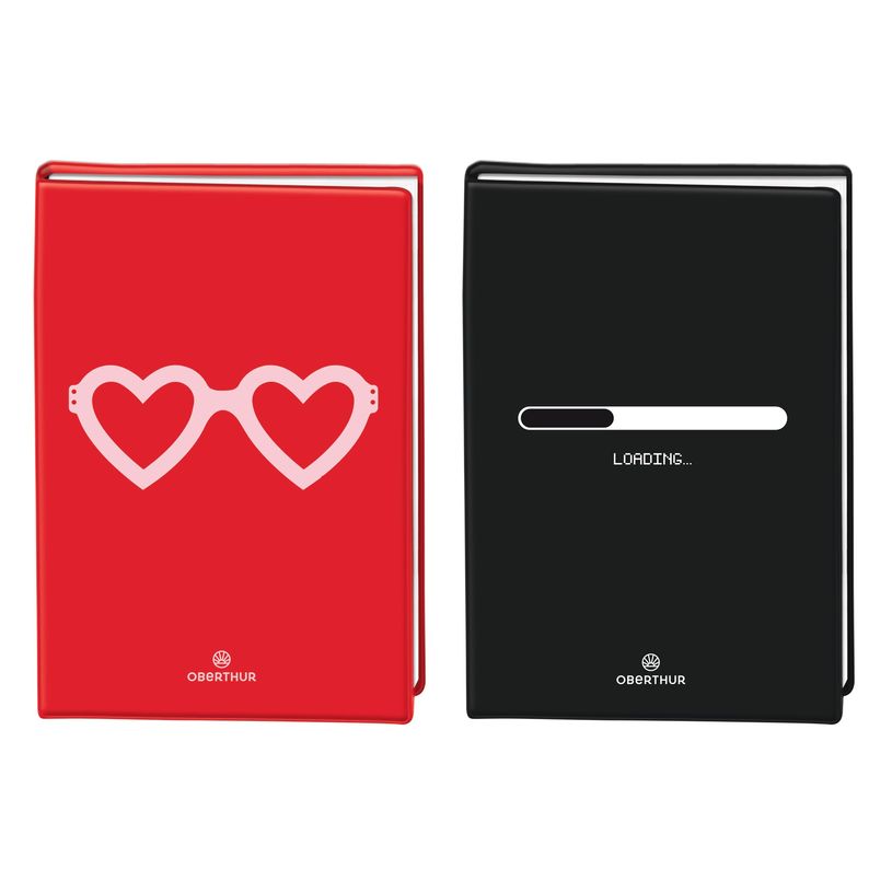 3108720615133-Agenda Gomme Illustré - 1 jour par page - 12,5 x 17,5 cm - 2 décors au choix - Oberthur-P_79150137_1-0