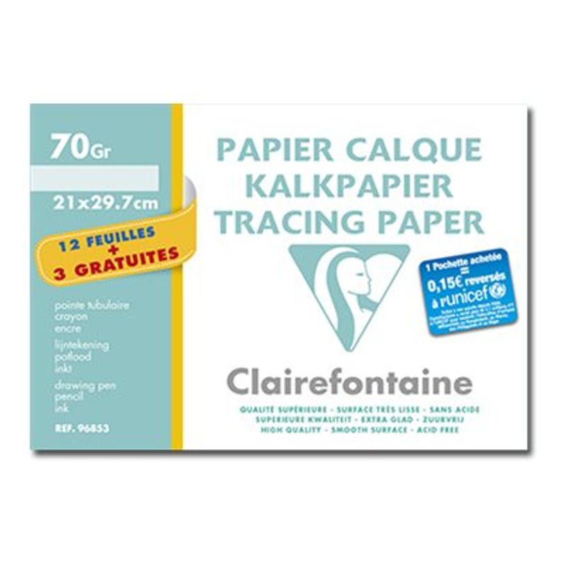 3329680968538-Clairefontaine Fine Arts - Pochette papier calque - 15 feuilles - A4 - 70 gr-P_79150956_1-0