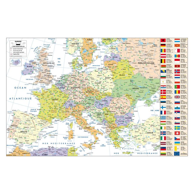 3371010263981-Quo Vadis Equology - Calendrier recyclé horizontal - 13 mois sur 1 face - carte de France au verso - 4--1