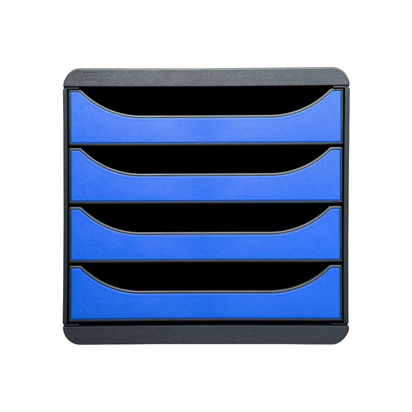 9002493421141-Exacompta BigBox - Module de classement 4 tiroirs - gris/bleu brillant-P_79151118_1-0