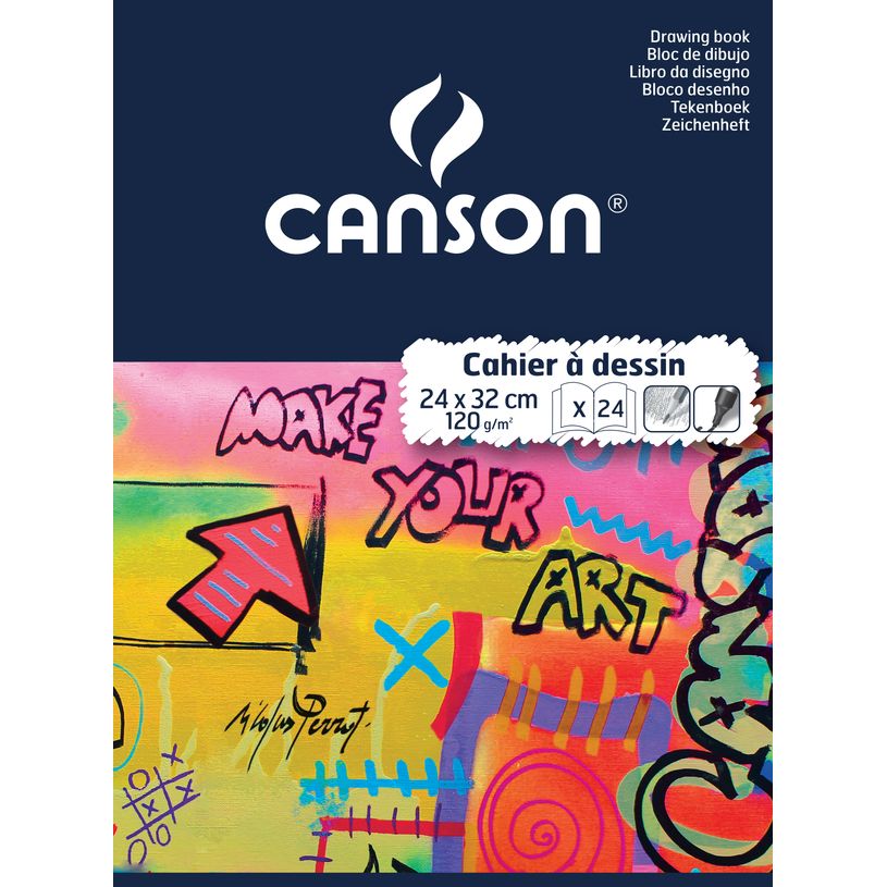 3148950271099-Canson - Cahier à dessin 24 x 32 cm - 24 pages - 125g - blanc-P_79151184_1-0