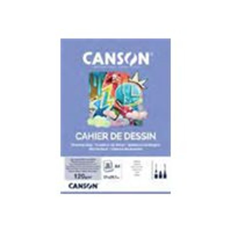 3148950271112-Canson - Cahier à dessin 17 x 22 cm - 32 pages - 120g - blanc-P_79151189_1-1