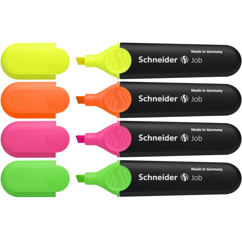 4004675015006-Schneider Job - Pack de 4 surligneurs - couleurs assorties-P_79151266_3-2