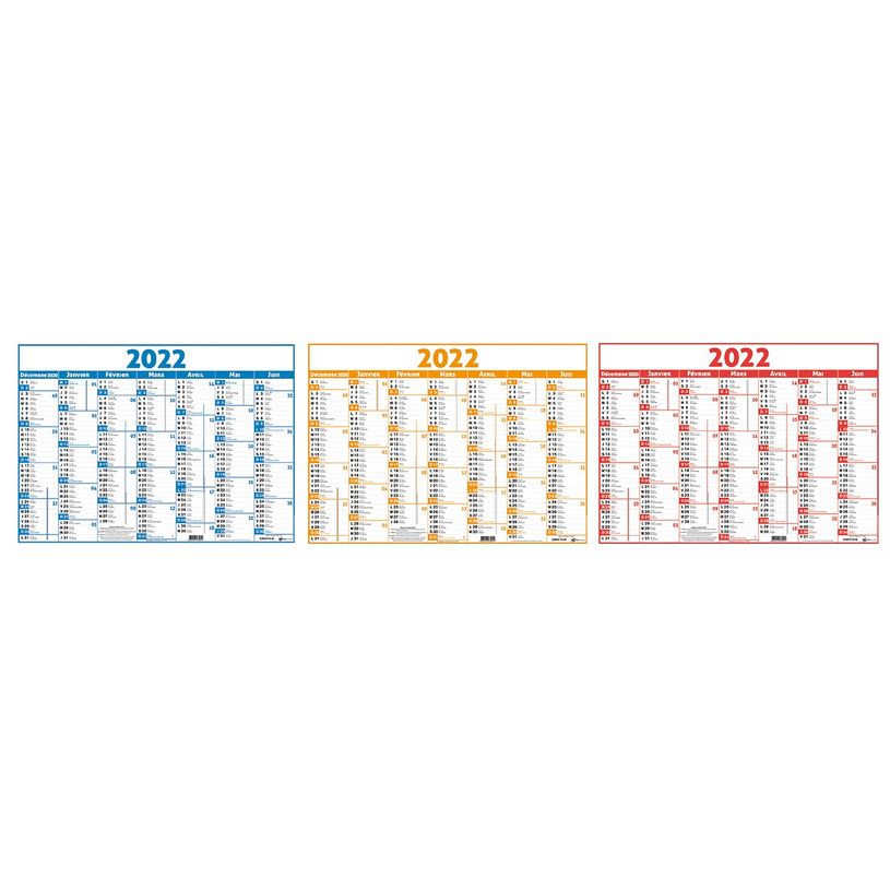 3108720430361-Oberthur Classique - Calendrier 7 mois par face - 33,5 x 43 cm - disponible dans différent-P_79151593_1-0
