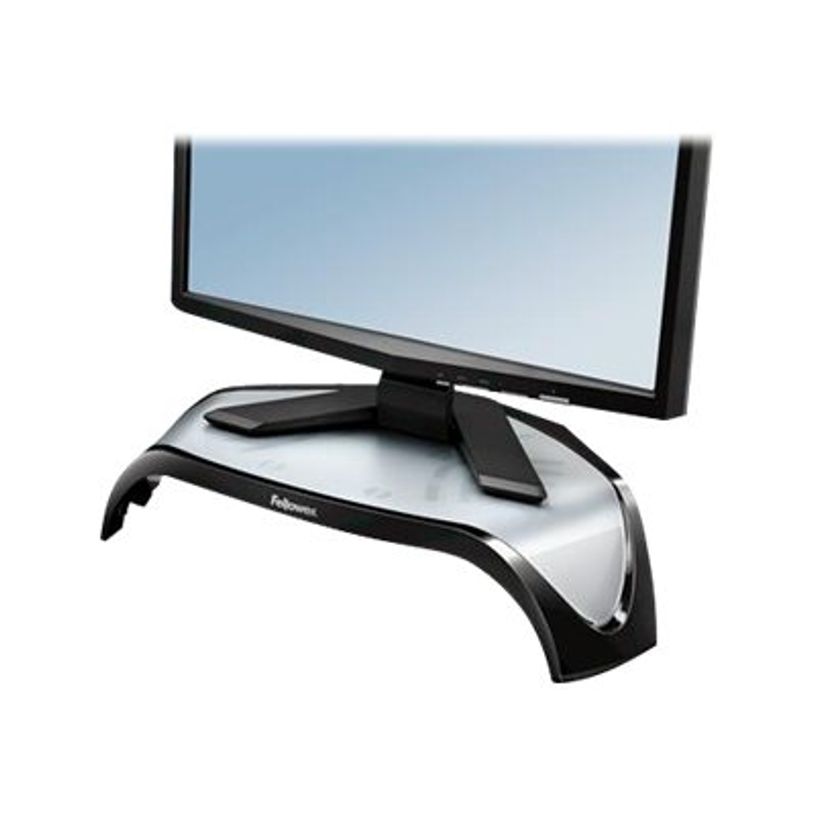 0043859541386-Fellowes Smart Suites Corner Monitor Riser - Base - para Monitor - acrilonitrilo-butadieno-estireno (ABS) - neg-P_79151630_5-4