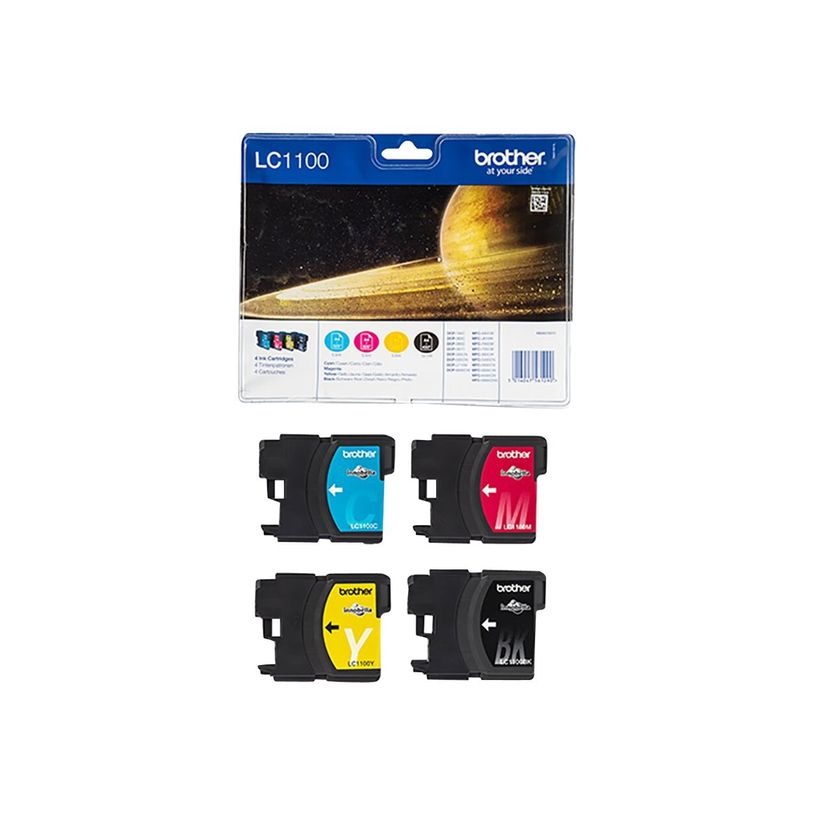5014047561290-Brother LC1100 - Pack de 4 - noir, cyan, magenta, jaune - cartouche d'encre originale-P_79151641_3-2