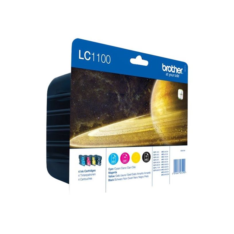 5014047561290-Brother LC1100 - Pack de 4 - noir, cyan, magenta, jaune - cartouche d'encre originale-P_79151641_4-3