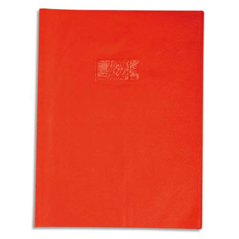 3210330722139-Calligraphe - Protège cahier sans rabat - A4 (21x29,7 cm) - grain losange - rouge-P_79151711_1-0