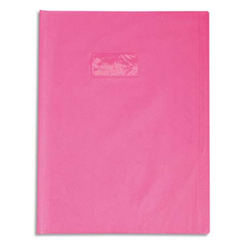 3210330722191-Calligraphe - Protège cahier sans rabat - A4 (21x29,7 cm) - grain losange - rose-P_79151717_1-0