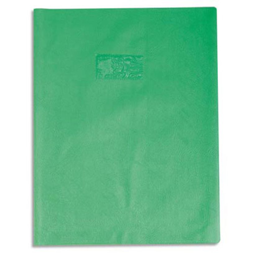 3210330724256-Calligraphe - Protège cahier sans rabat - 24 x 32 cm - grain losange - vert clair-P_79151733_1-0