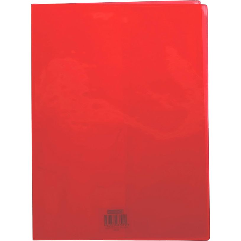 3210330732039-Calligraphe - Protège cahier sans rabat - A4 (21x29,7 cm) - cristalux - rouge transparent-P_79151743_2-1