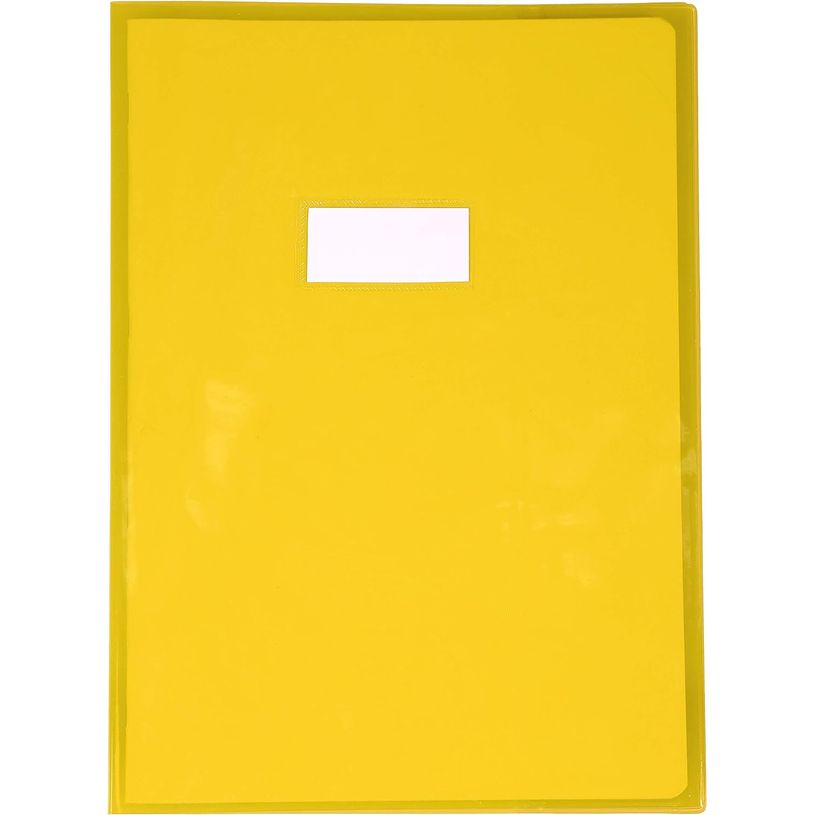 3210330732046-Calligraphe - Protège cahier sans rabat - A4 (21x29,7 cm) - cristalux - jaune transparent-P_79151744_1-0