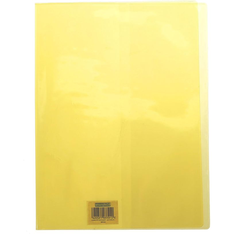 3210330732046-Calligraphe - Protège cahier sans rabat - A4 (21x29,7 cm) - cristalux - jaune transparent-P_79151744_2-1