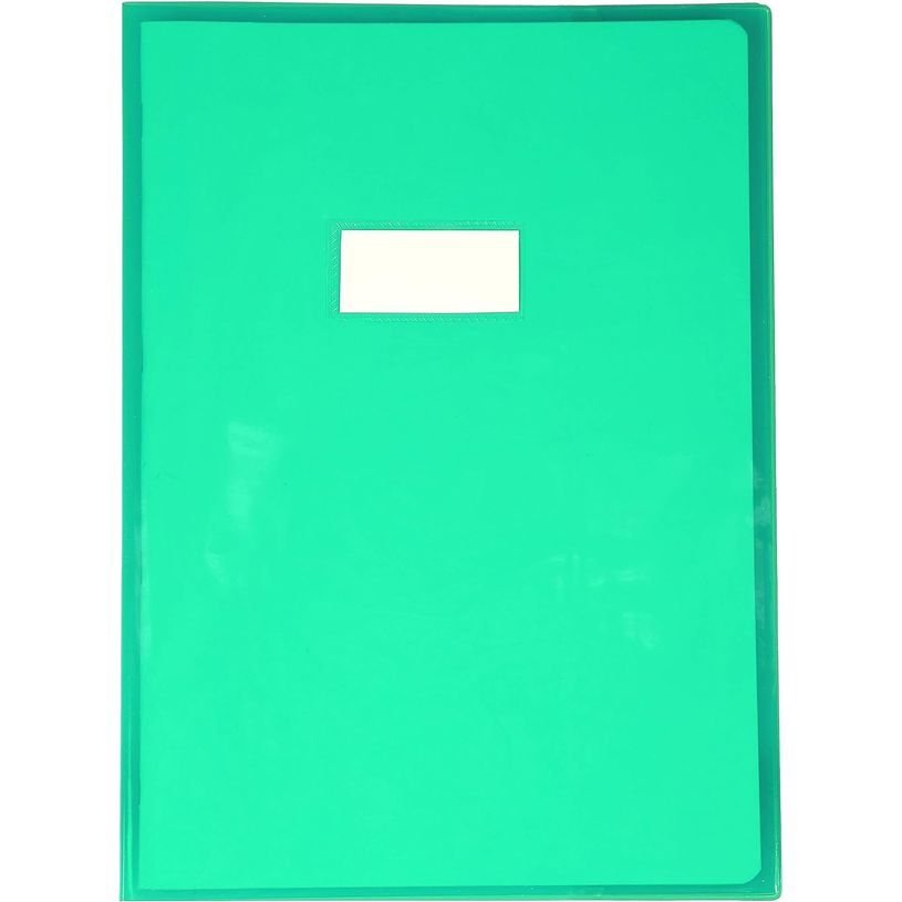 3210330732053-Calligraphe - Protège cahier sans rabat - A4 (21x29,7 cm) - cristalux - vert transparent-P_79151745_1-0