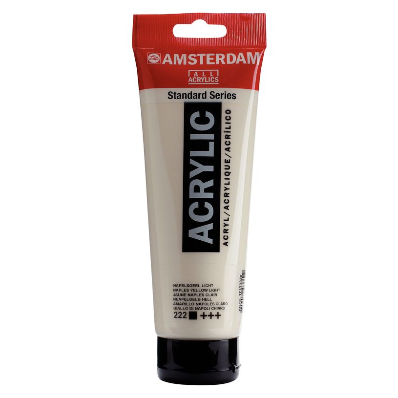 8712079266899-Amsterdam Standard Series Colores Acrílicos Tubo 250 ml Amarillo Nápoles Claro 222 (17122220)--0