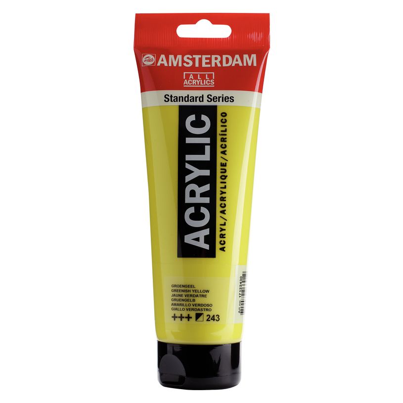 8712079266912-Amsterdam Standard Series Colores Acrílicos Tubo 250 ml Amarillo Verdoso 243 (17122430)--0