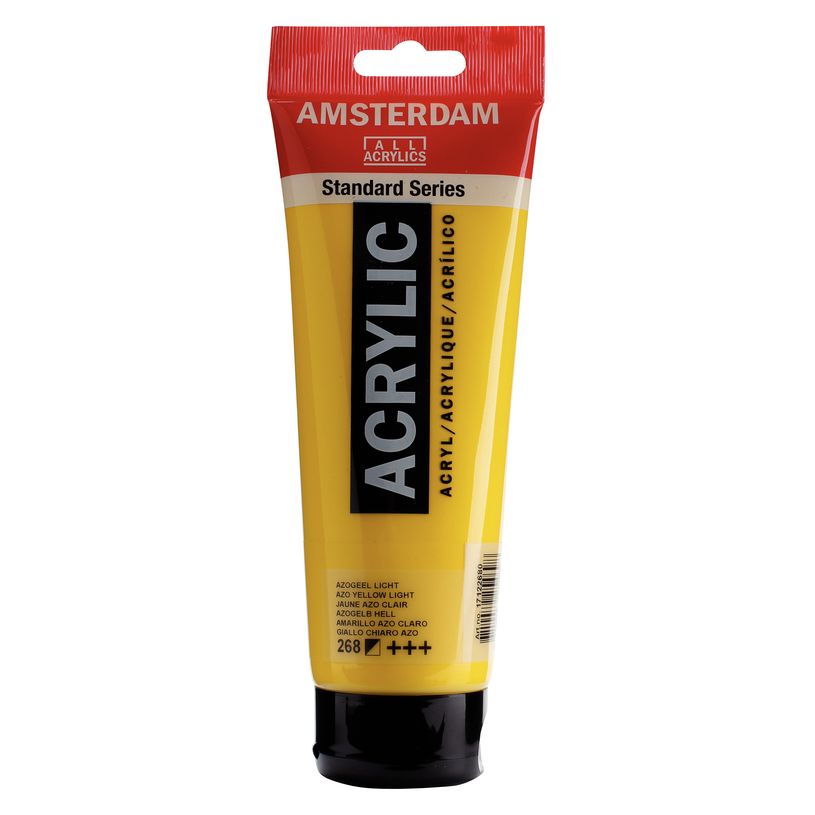 8712079254698-Amsterdam Standard Series Colores Acrílicos Tubo 250 ml Amarillo Azo Claro 268 (17122680)--0