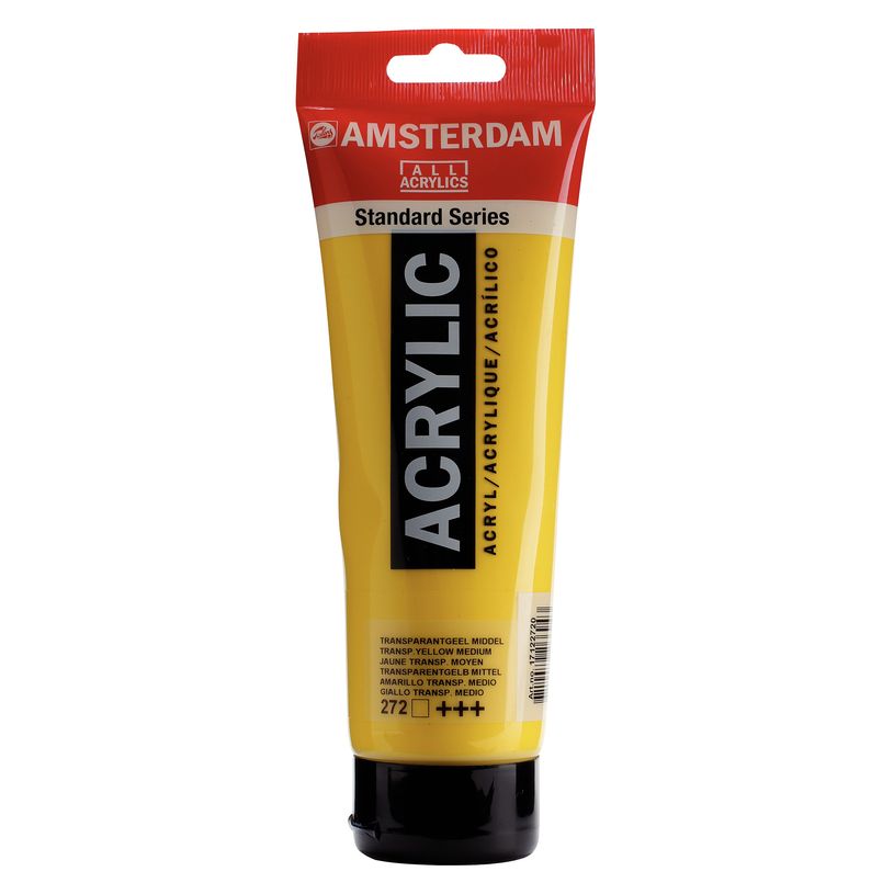 8712079266943-Amsterdam Standard Series Colores Acrílicos Tubo 250 ml Amarillo Transparente Medio 272 (17122720)--0