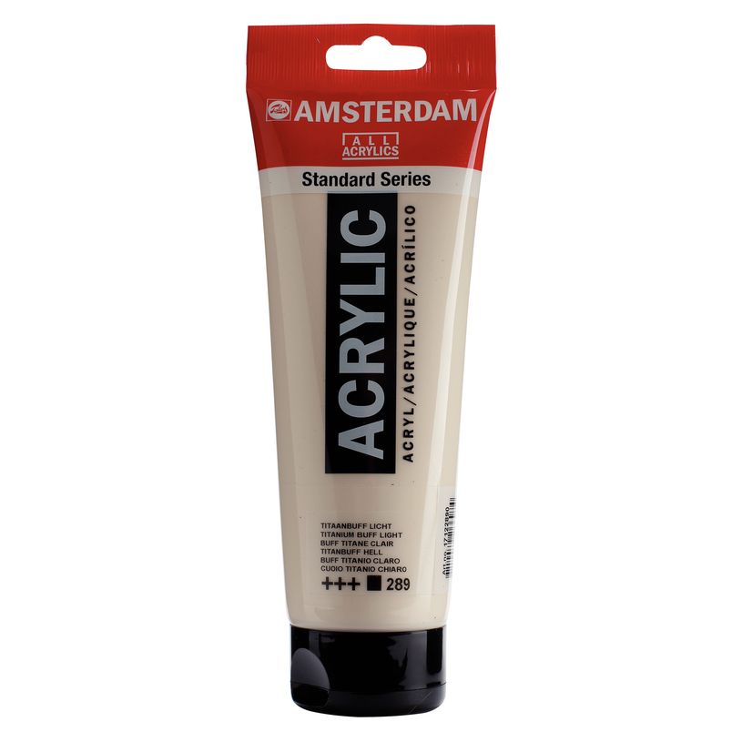 8712079266974-Amsterdam Standard Series Colores Acrílicos Tubo 250 ml Buff Titanio Claro 289 (17122890)--0
