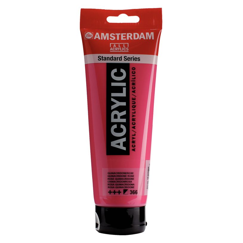 8712079267087-Amsterdam Standard Series Colores Acrílicos Tubo 250 ml Rosa Quinacridona 366 (17123660)--0